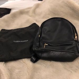 Clark & Madison Leather Backpack
